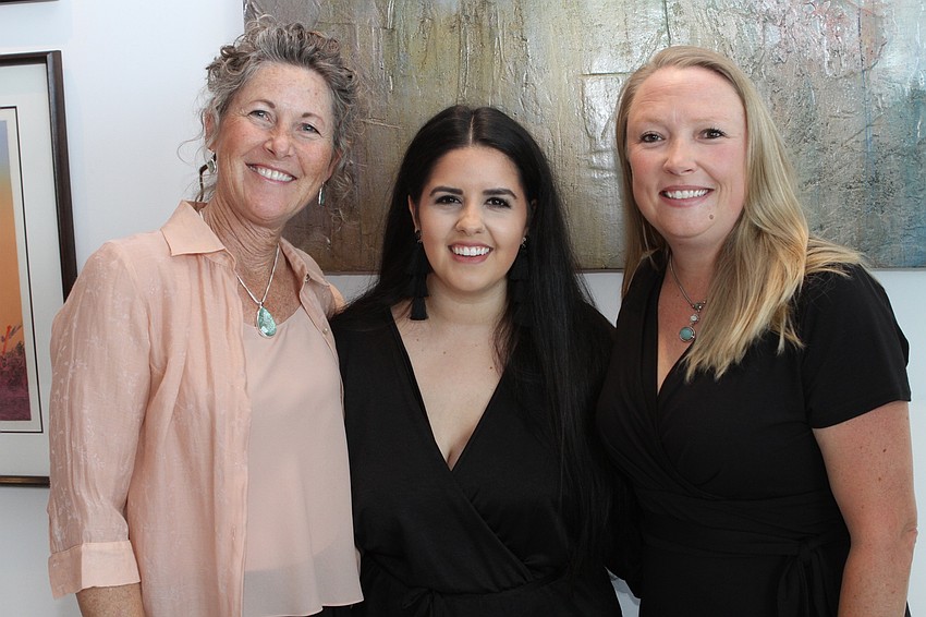 Leslie Hazlett, Victoria Jordan and Sarah Swasey