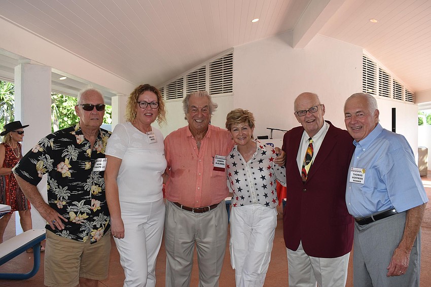 Ron Tirapelli, Melissa Hixon, Joe and Nancy McElmeel, Jack Wilson and Thomas Hoffman.