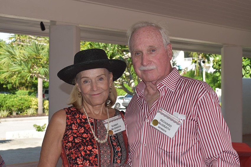 Sunny and Richard McGrath at the event.