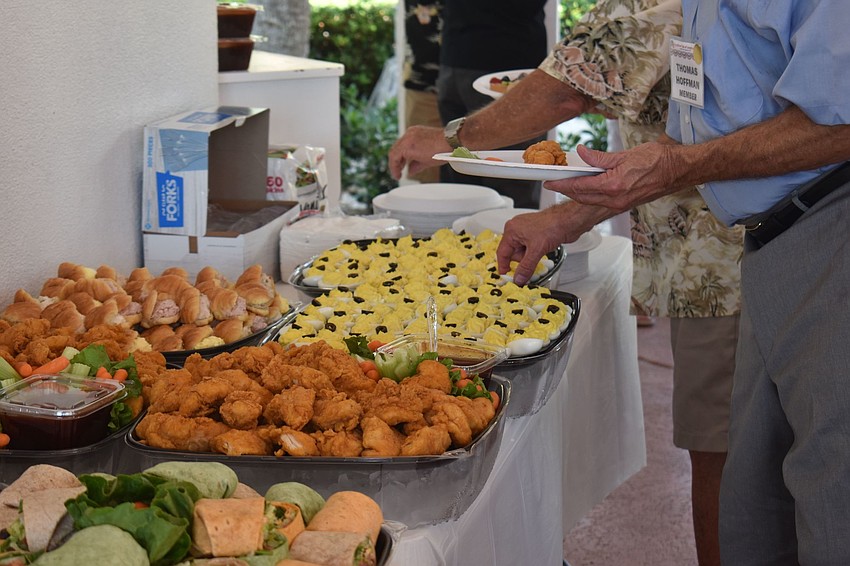 Food aplenty was available at the event.
