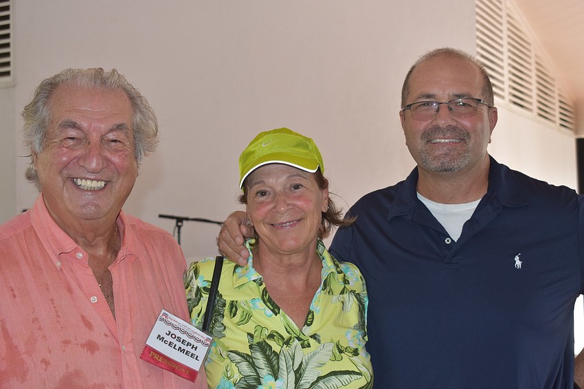 Joe McElmeel and Dee and Tom Harmer at the event.