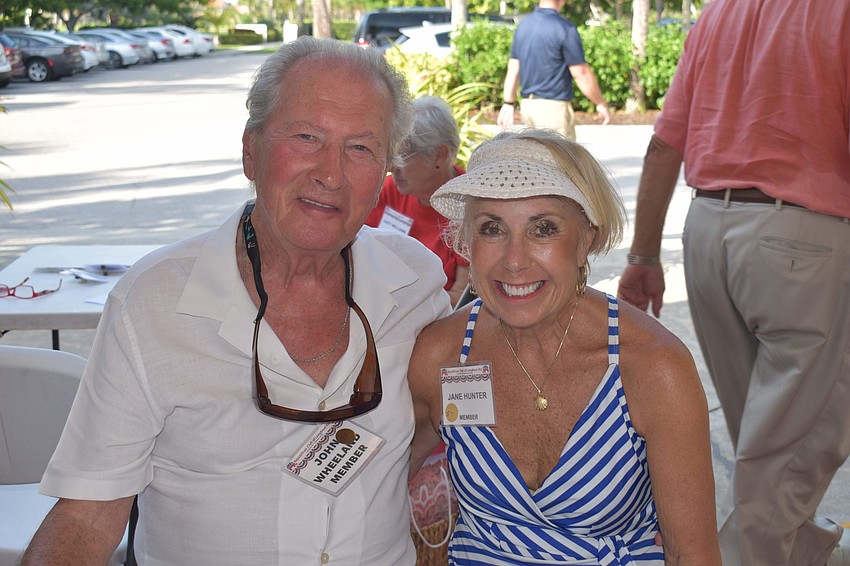 John Wheeland and Jane Hunter at the event.