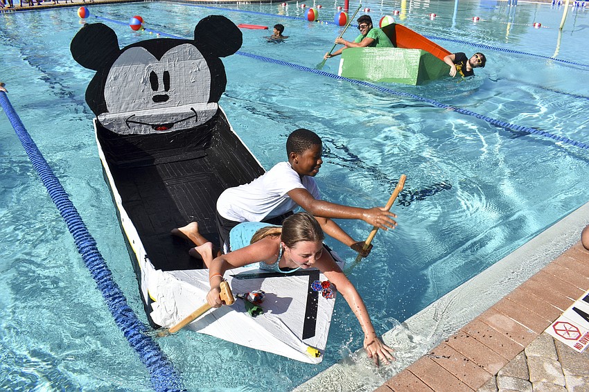 Serena Fox and Cj Hamilton win the final race.