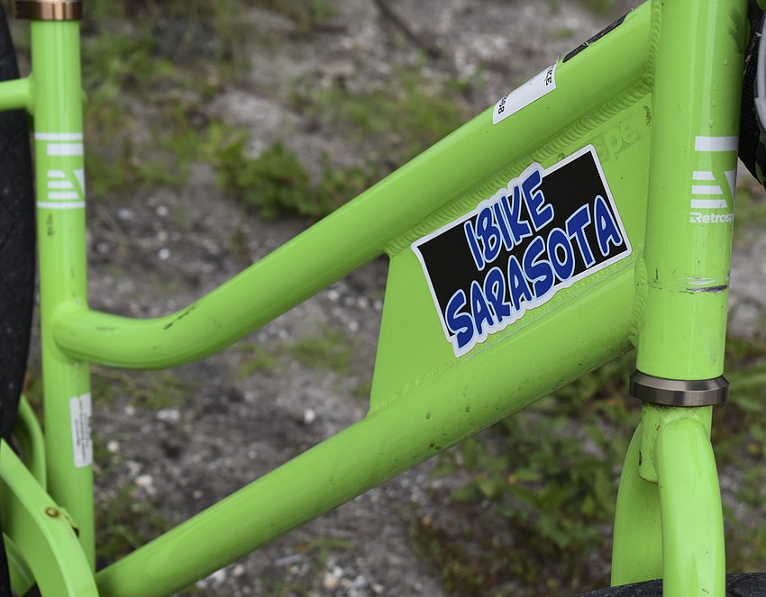 iBike and Endless Summer SRQ provided free rentals of bicycles for those without their own.