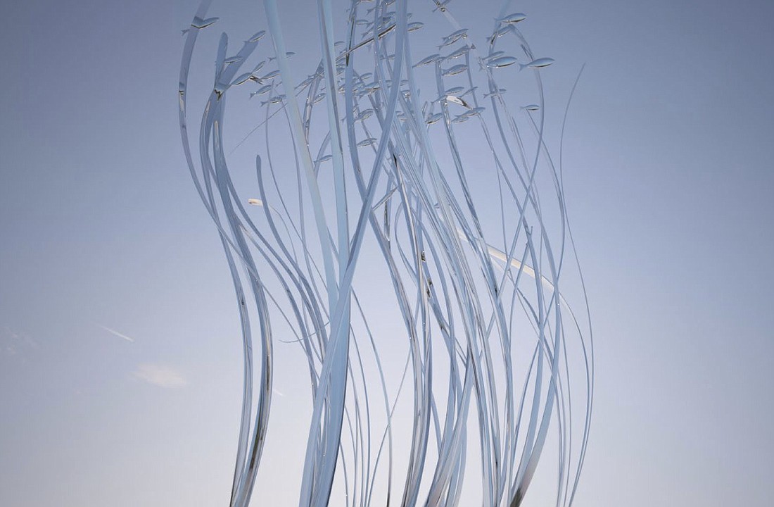 Seagrass is one of two U.S. 41 roundabout sculptures that will be placed in a different location on city property.