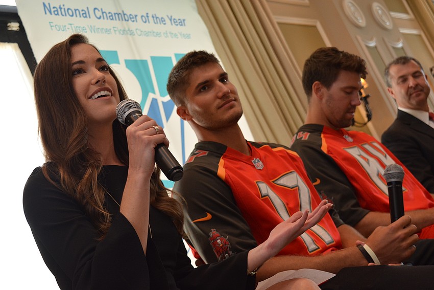 Bucs reporter Casey Phillips questions wide receiver Justin Watson and tight end Cameron Brate about what they are looking forward to in the new season and about new coaching staff.