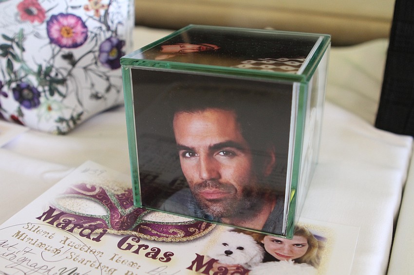 Celebrity items were available during the silent auction.