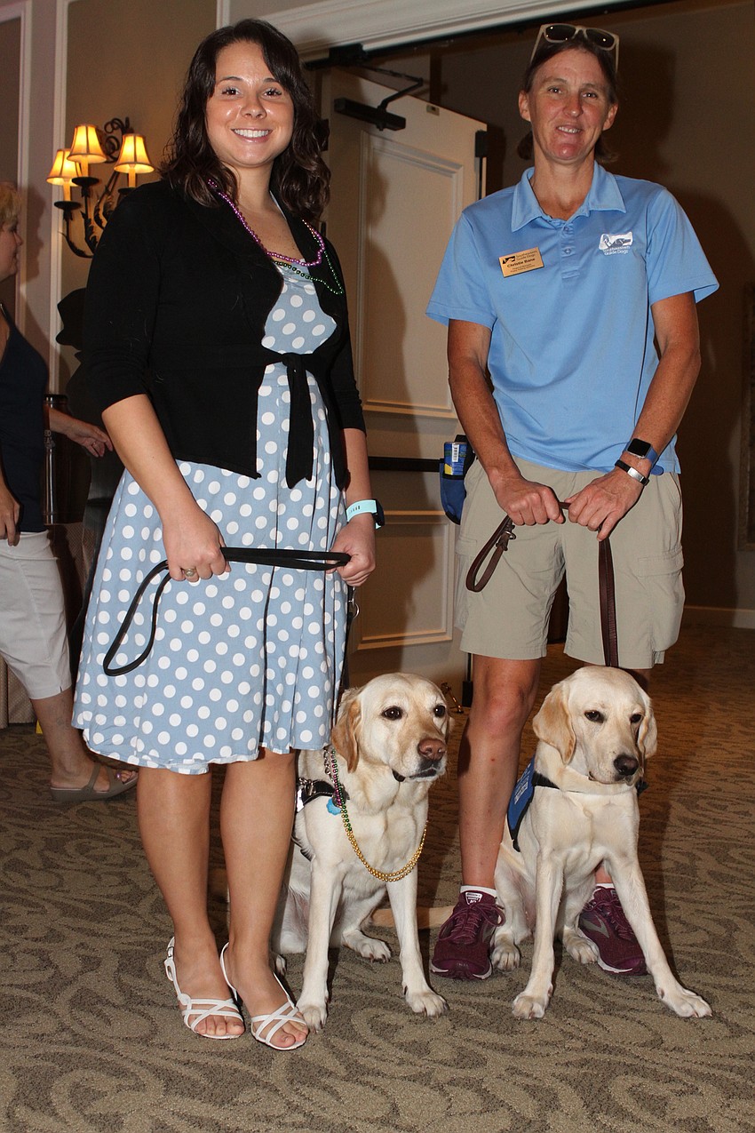 Katie McCoy and Christie Bane with Bristol and Pip