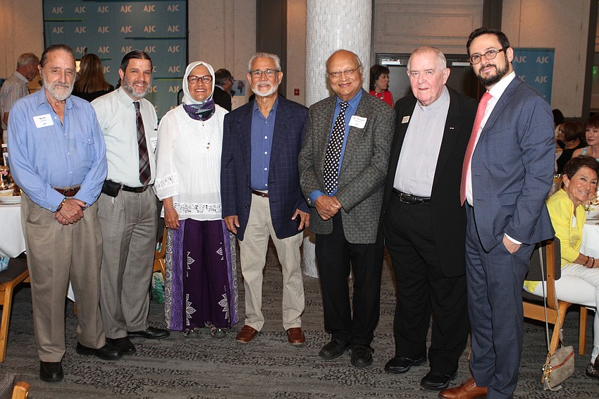 A number of interfaith leaders attended the luncheon.
