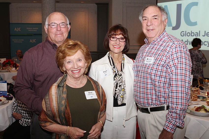 Ron and Shari Paler with Diane and Norman Cohen