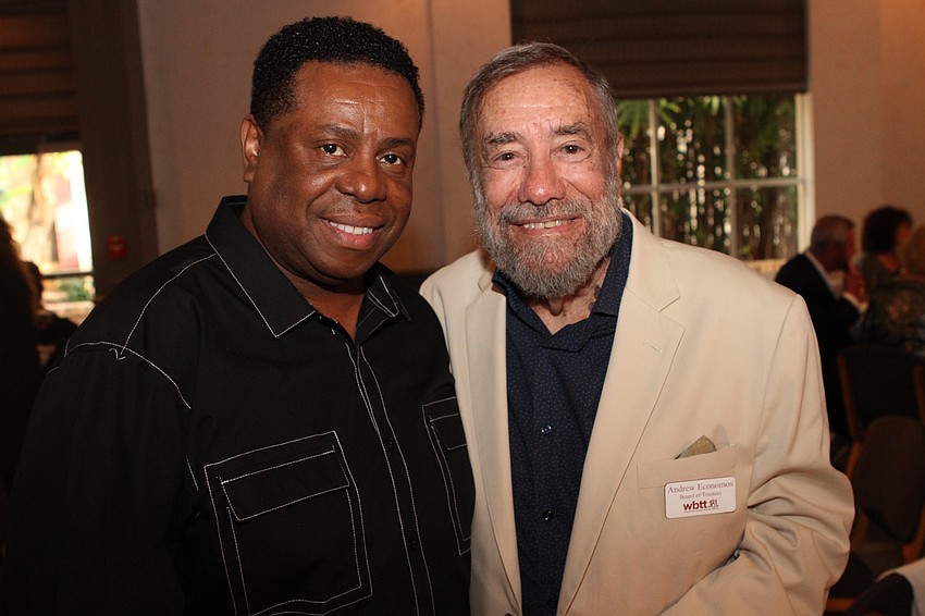 Westcoast Black Theatre Troupe Founder/Artistic Director Nate Jacobs and Andrew Economos