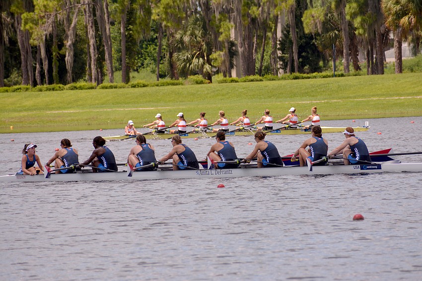 The U.S. women's eight team took home a bronze medal (6:23.47).