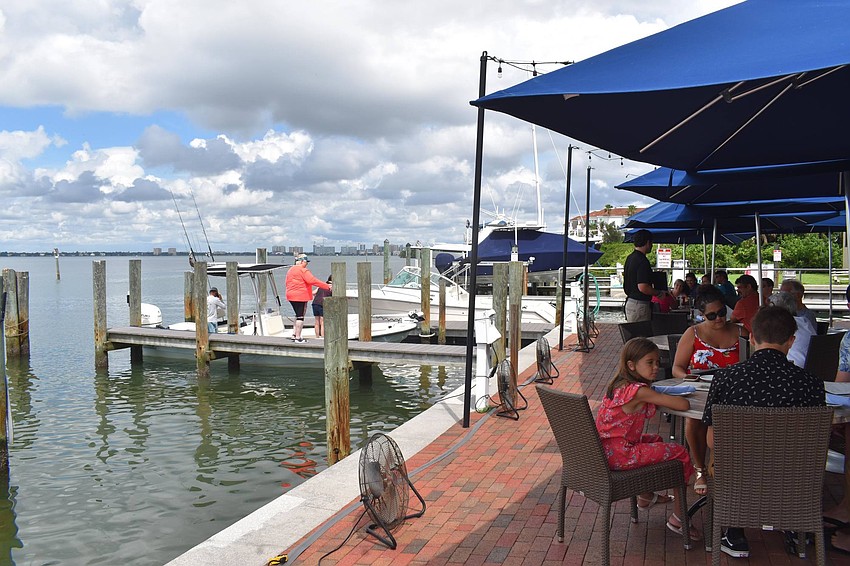An open slip waits for hungry boaters to float into the Dry Dock.