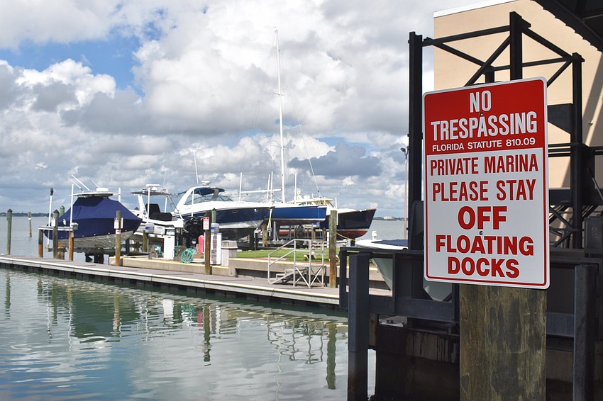 Don't fall in. It is not allowed to actually step on the docks.