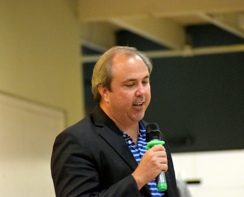 Sen. Joe Gruters shared his experiences at the Sarasota YMCA.