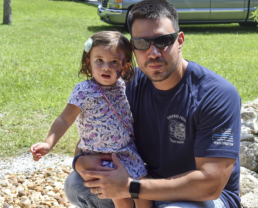 Arya Davidson, 2, and Hugo Garcia