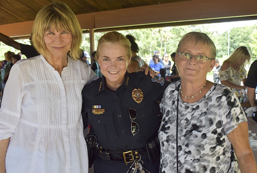 Suzanne Atwell, Police Chief Bernadette DiPino, Diana Hamilton