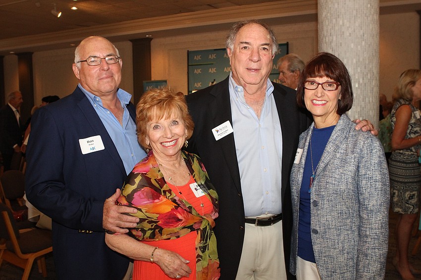 Ron and Sharon Paler with Norman and Diane Cohen