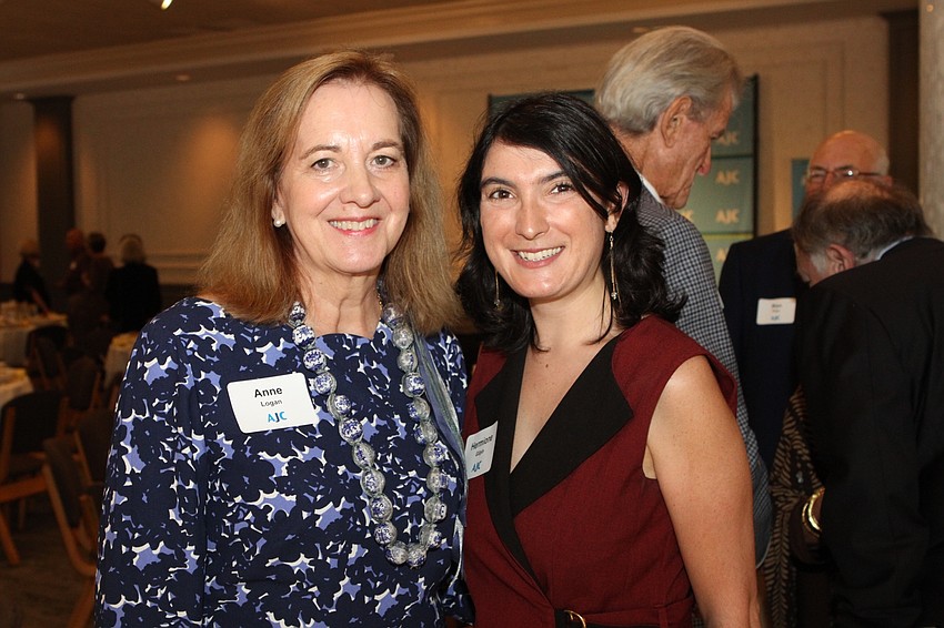 Anne Logan and Hermione Gilpin