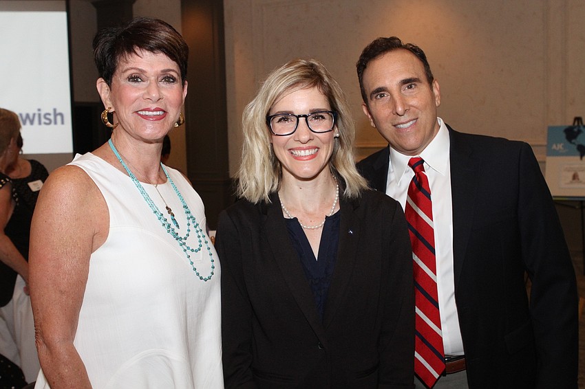 Wendy Feinstein, speaker Holly Huffnagle and Regional Director Brian Lipton