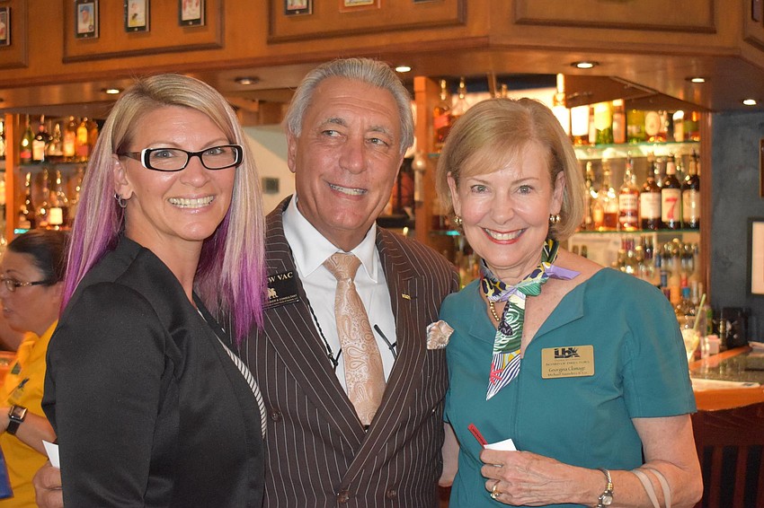 Missy Ordiway, Andrew Vac and Georgina Clamage made the rounds at the Lazy Lobster.