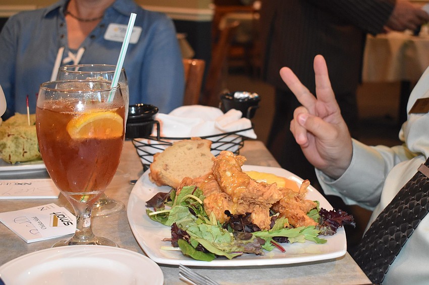 The Lazy Lobster provided the lunch.