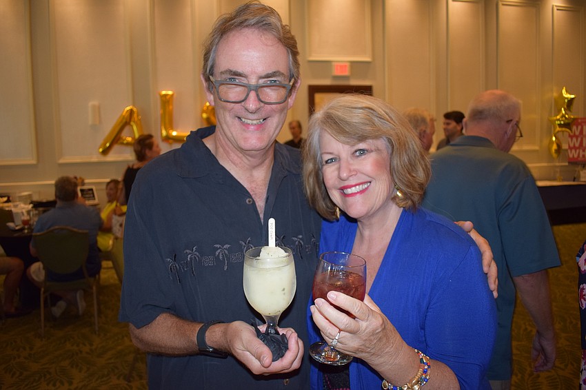 Lakewood Ranch's Marcus and Cyndy Scott went their own ways when it came to choosing adult beverages.