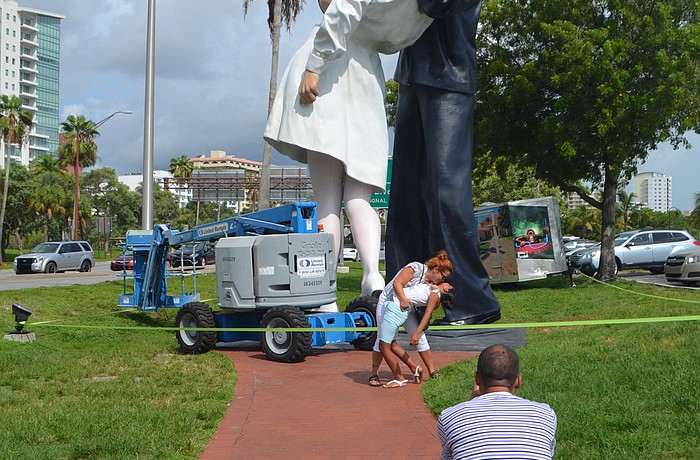 Lizzette Canyard posed with her granddaughter Imani Velazquez at Unconditional Surrender on Friday, Aug. 9.