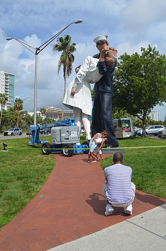 Lizzette Canyard posed with her granddaughter Imani Velazquez at Unconditional Surrender on Friday, Aug. 9.