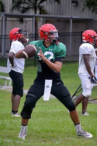 Cardinal Mooney senior quarterback Ryan Bolduc is expected to carry the offensive load in 2019.
