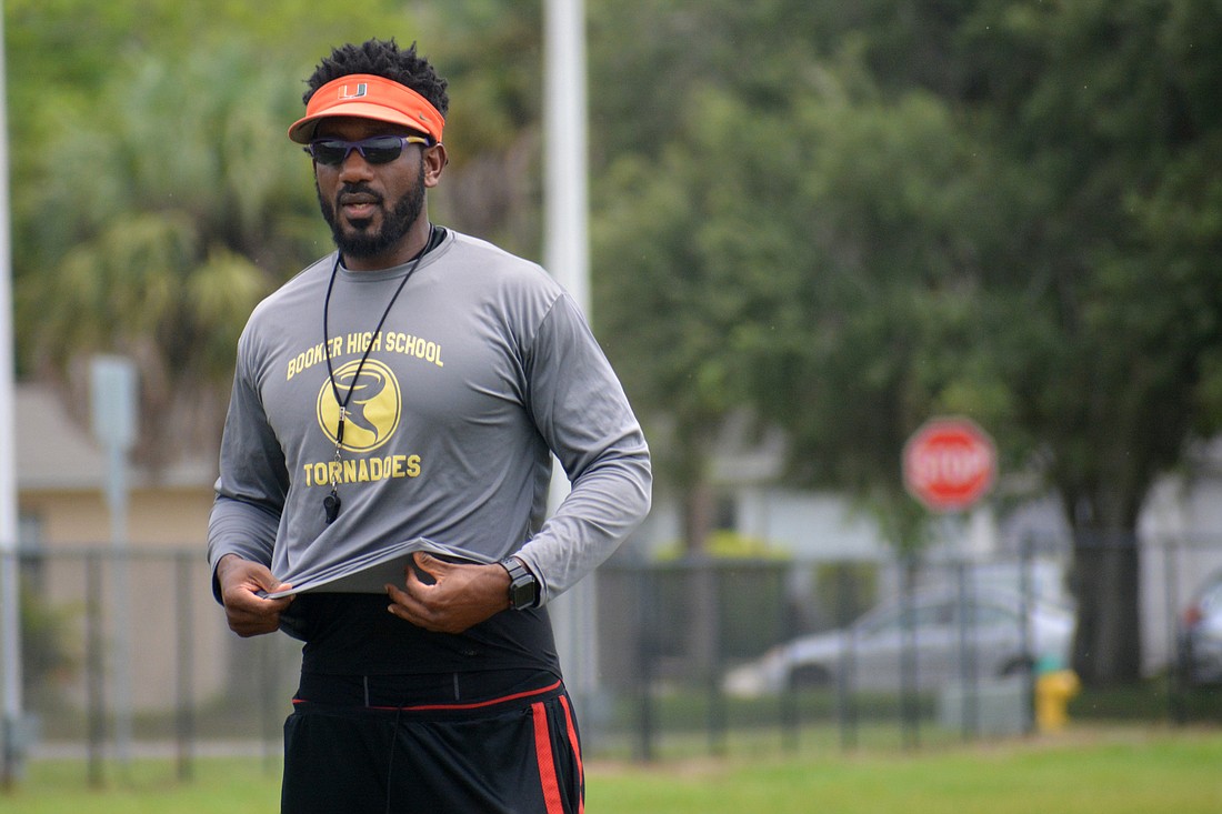 Baraka Atkins is taking over as head coach at Booker High.