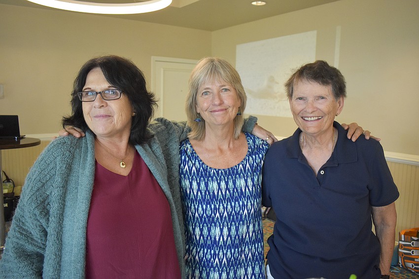 Evelyn MacQueen, Mary Lundeberg and Jane Ellison