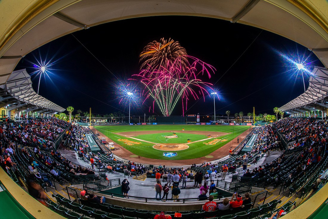 The home opener will be held Feb. 23 at Ed Smith Stadium against the Boston Red Sox. Photo courtesy Baltimore Orioles.