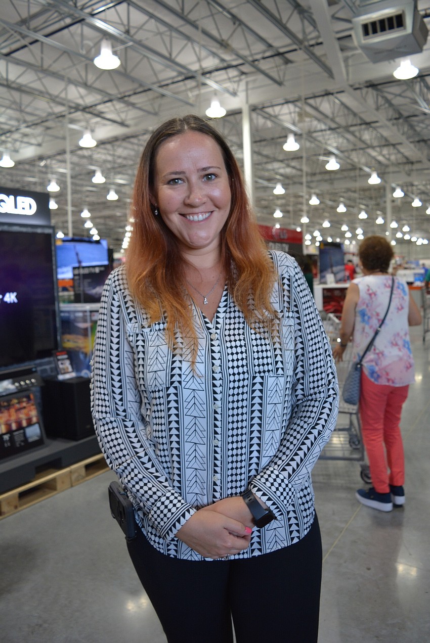 Maria Krivtsova, of Davie, was the first person to sign up for a membership.