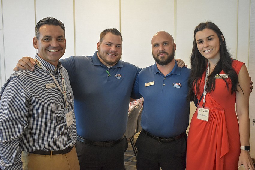 Carlos Garcia, David Shinn, Mike Contoni and Chloe Gonboy