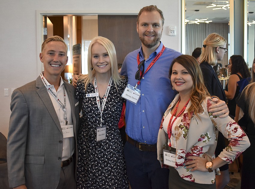 Tom Johnson, Allison Baird, Murray Devine and Britney Guertin