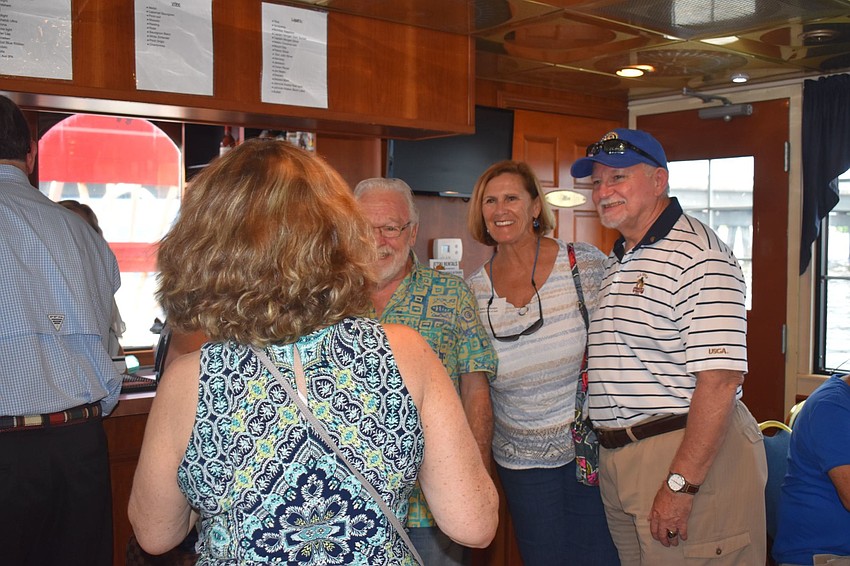 Susan Brice captures a group of Chamber members.