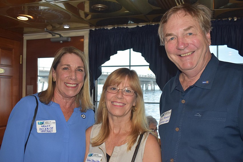 Nancy Rozance, Nancy Stapleton and Jack Rozance represented some of the Rotary Club.