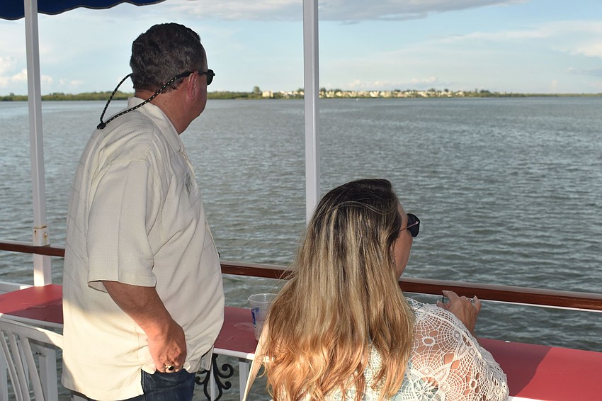 Gary and Valerie Tibbetts turn their attention seaward.