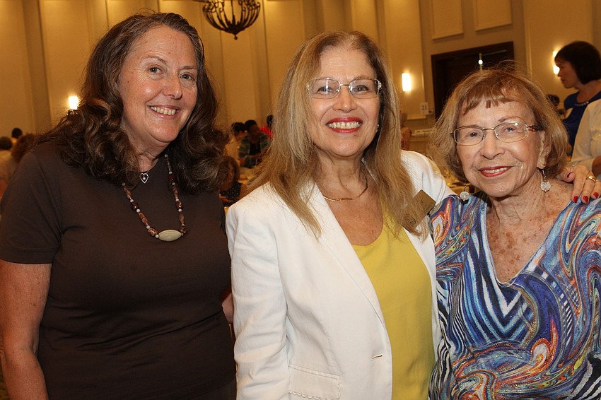 Lynn Schramek, Sarasota Mayor Liz Alpert and Sonia Fuentes