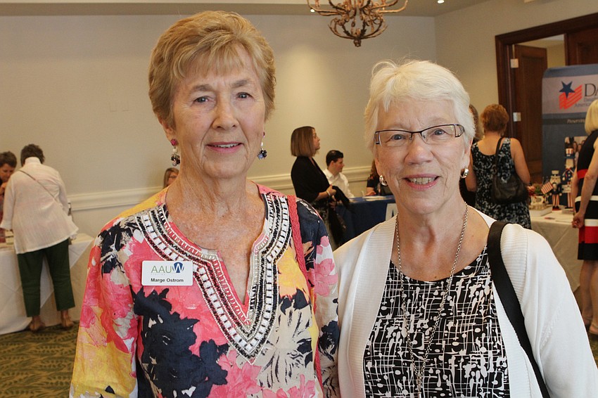 Marge Ostrom and Bobbi Amero