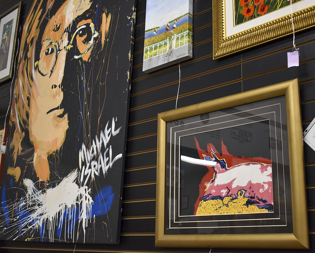 The Exchange features two paintings with ties to the 1960s.