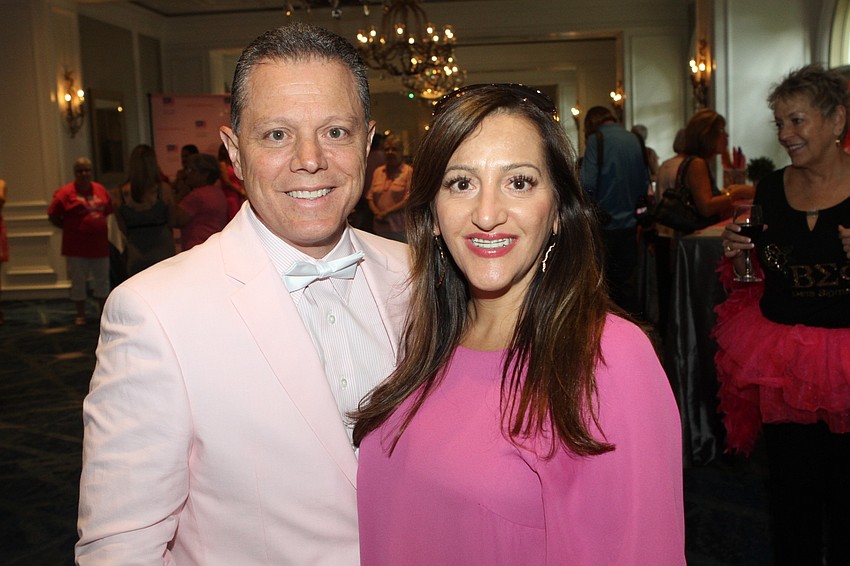 Real Men Wear Pink candidate Dominic DiMayo with Rita DiMayo