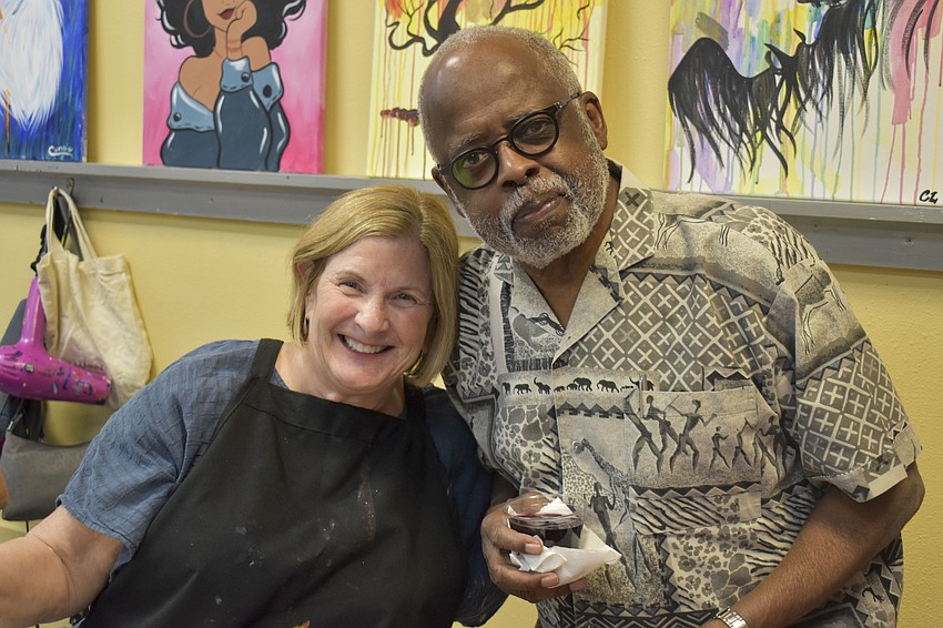 Marilyn Lapidus and Dr. Washington Hill