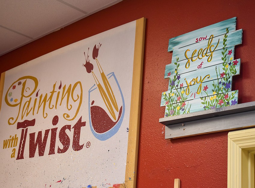 The wood surface cutout featured the quote, 