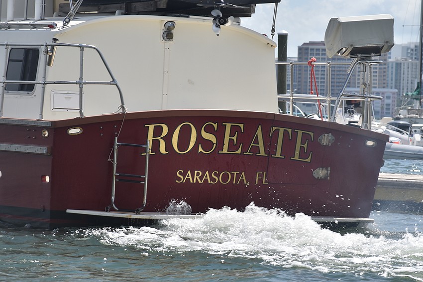 The Roseate helped set the course.