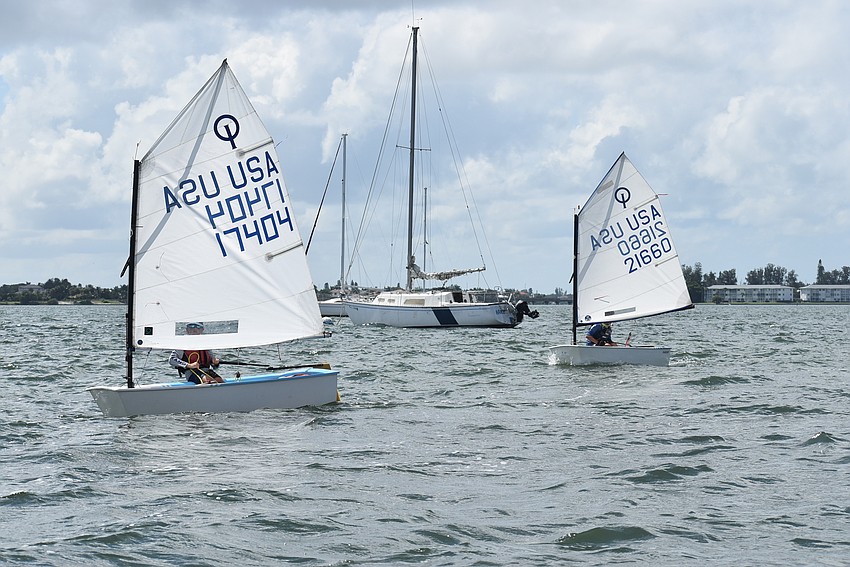 Some sailed faster than others to get out there.