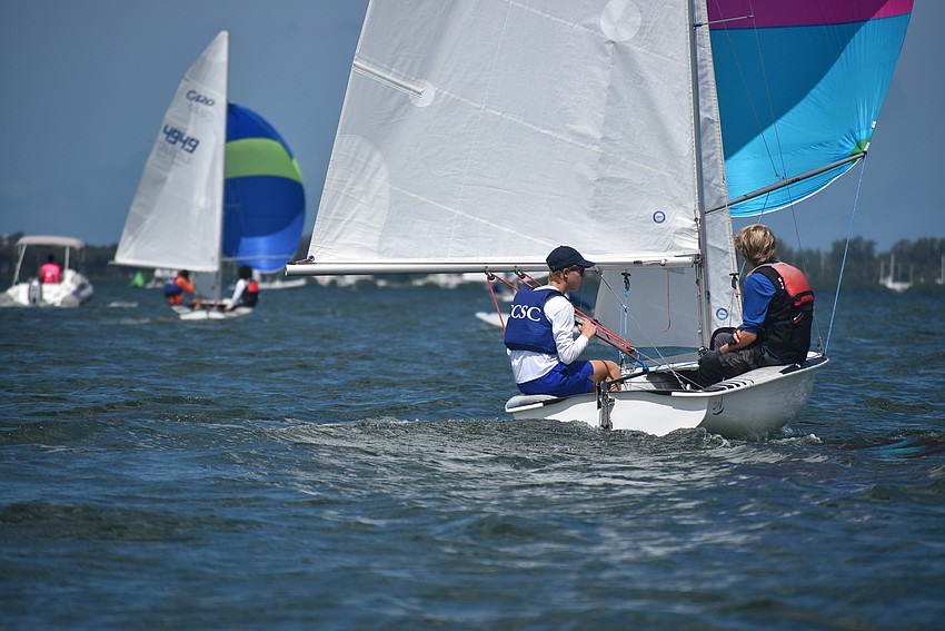 Evan Thomas and Kuno Posh sail on.