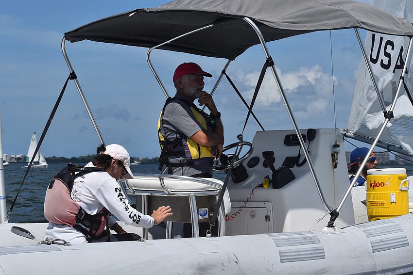 Nora and Jim Zellmer lent their boat for help during the races.