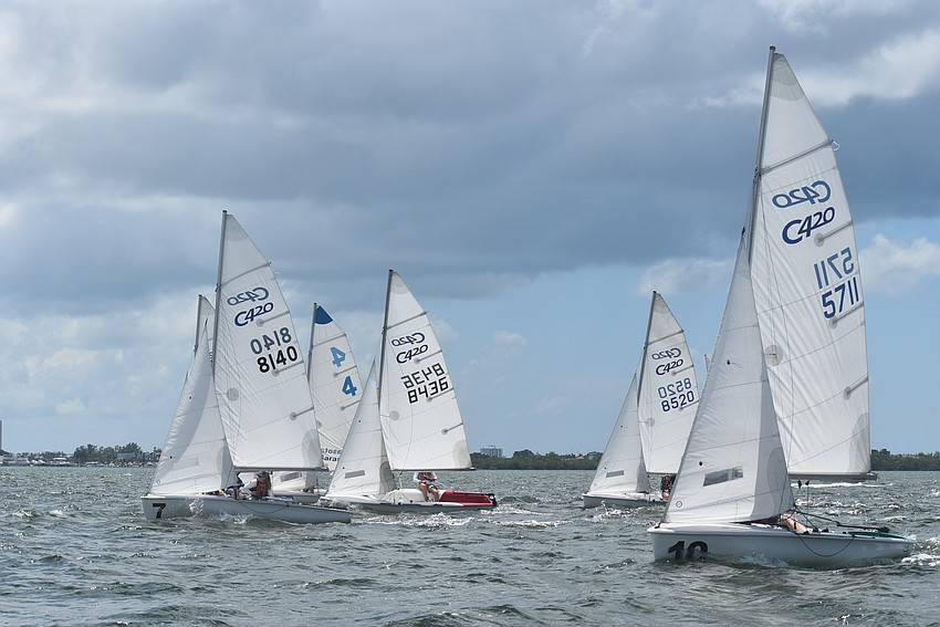 The field thins out.